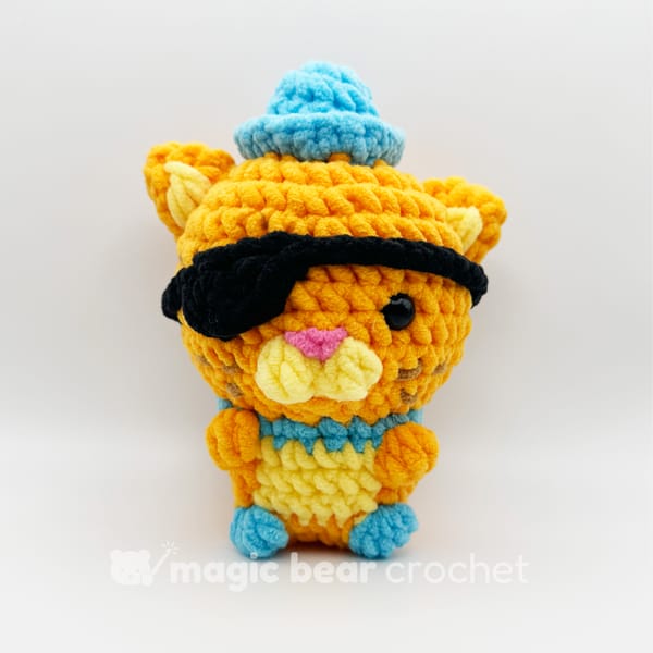 Kwazii the Pirate Cat from Octonauts - Amigurumi Crochet Pattern